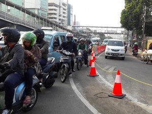 Ini Rute Hindari Kemacetan di Proyek Underpass Matraman