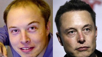 Sekarang berambut lebat, Elon Musk dulu sebenarnya botak. Mungkin ada teknologi yang menumbuhkan rambutnya.  Kegeniusan seorang Elon diakui luas dengan perusahaan ciptanannya yang penuh inovasi dari SpaceX, Tesla sampai Boring Company. Foto: istimewa