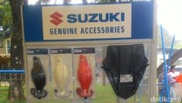 Beraneka suku cadang resmi untuk Suzuki (Foto: Ruly Kurniawan)