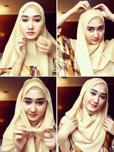 Tutorial Hijab Segi Empat Simple Dan Modis