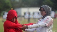 Dengan kondisi persiapan yang pas-pasan, panahan menurunkan target yang dipatok di SEA Games nanti. Dari empat emas menjadi hanya satu medali emas. (Tomi for detikSport)