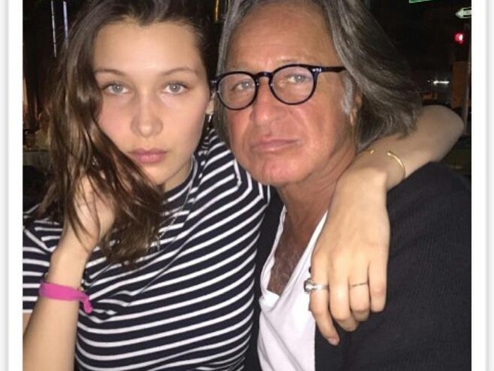 Mohamed Hadid dan Bella Hadid Mohamed Hadid dan Bella Hadid