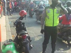 Driver Go-Jek Meninggal Dunia Saat Turun dari Motor