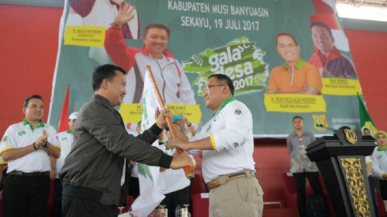 Ribuan Warga Musi Banyuasin Ramaikan Gerakan Gala Desa 2017 Ribuan Warga Musi Banyuasin Ramaikan Gerakan Gala Desa 2017