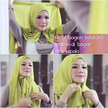 Tutorial Hijab Segitiga Tanpa Ninja