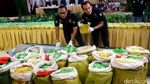 Polisi Rilis Barang Bukti Sabu 1 Ton Asal Taiwan