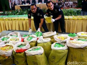 Barang Bukti 1 Ton Sabu Dijaga Ketat Provost Polda Metro