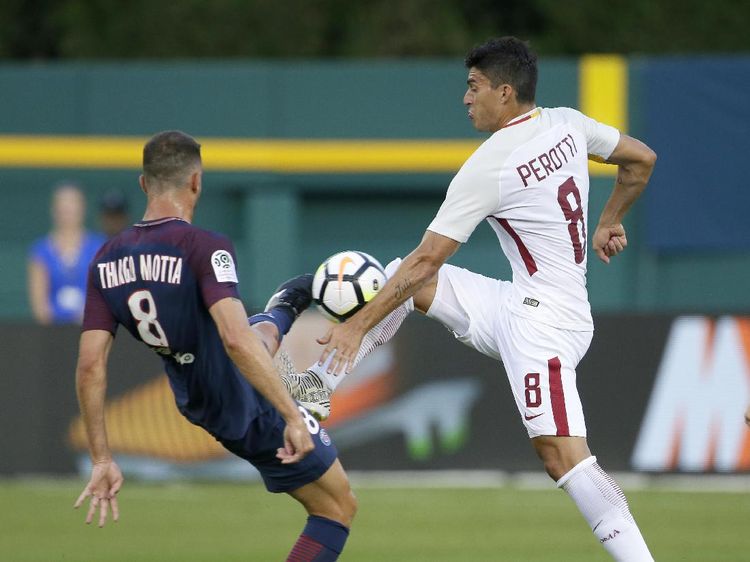 Aksi-Aksi dalam Duel Roma vs PSG