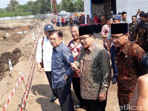 Resmikan Proyek Umbulan, JK Minta Kepentingan Masyarakat Diutamakan