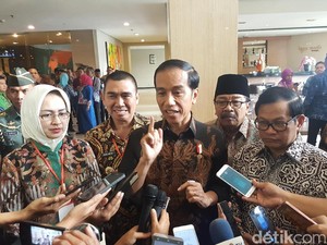 Jokowi Hadiri Penutupan Mukernas Fraksi PPP di Ancol