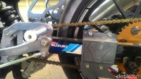 Part SARP di motor Suzuki GSX-R150. Foto: Ruly Kurniawan