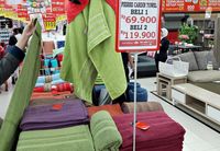 Promo handuk di Transmart Carrefour