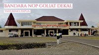 Bandara Nop Goliat Dekai di Kabupaten Yahukimo menjadi strategis. Bandara ini menjadi penghubung 417 desa yang berada di kawasan pegunungan Yahukimo. Istimewa/Jokowi.