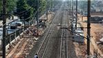 Foto: Proyek Double-double Track di Buaran Klender Terus Digenjot