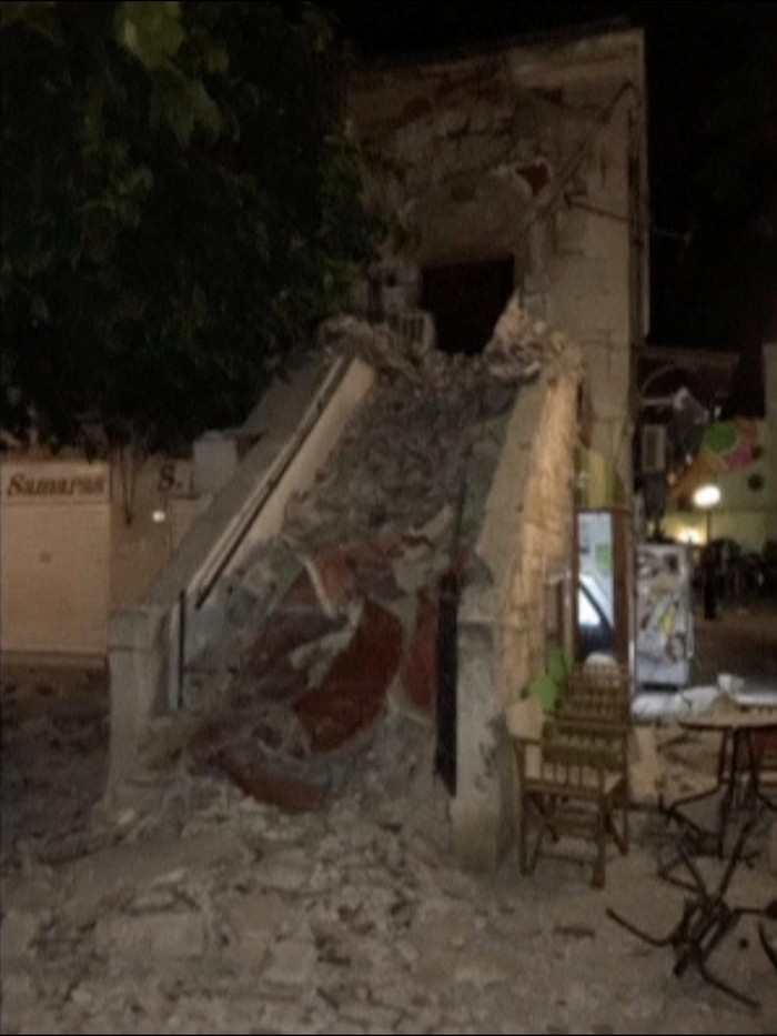 Gempa 6,7 SR Picu Kerusakan Parah di Pulau Kos Yunani