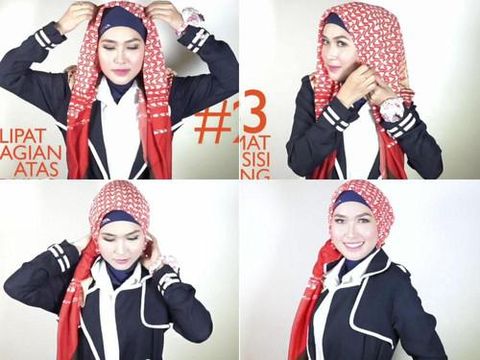 Tutorial Jilbab Segi Empat Untuk Anak Sekolah Sma Tutorial Hijab
