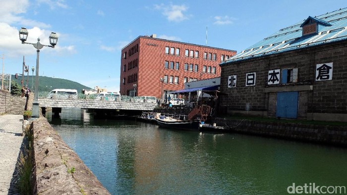 Kanal Otaru di Hokkaido, Jepang