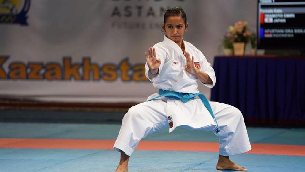 Sisilia Agustiani Ora meraih perah dari Kejuaraan Asia 2017. 