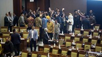 Empat fraksi memutuskan walk out dari voting pembahasan RUU Pemilu.