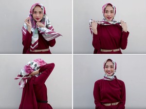 10 Kreasi Tutorial Hijab Segitiga untuk Sehari-hari