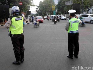 Ada Pelantikan Perwira TNI-Polri, Lalin Sekitar Istana Dialihkan