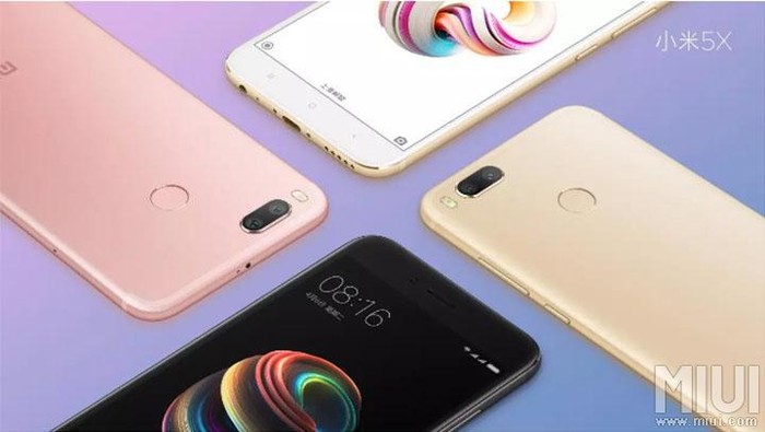 Xiaomi Mi 5X. Foto: MIUI Xiaomi Mi 5X. Foto: MIUI
