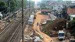 Foto: Proyek Double-double Track di Buaran Klender Terus Digenjot