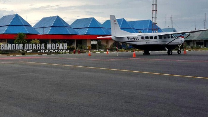 Menhub tinjau Bandara Mopah, Merauke