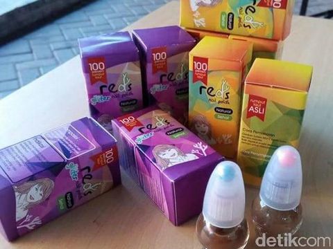 Kuteks berbahan rumput laut/