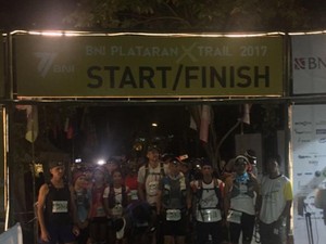 500 Pelari Ikuti BNI Plataran X Trail 2017