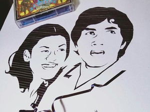 Bikin Lukisan dari Pita Kaset, Pria Ini Raup Omzet Rp 10 Juta/Bulan