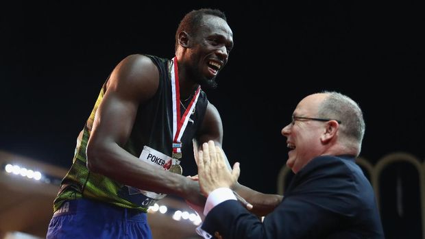 Usain Bolt juara 100 meter Diamond League di Monako.