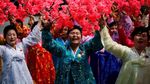 Foto: Jarang Dilihat, Parade Militer Korea Utara