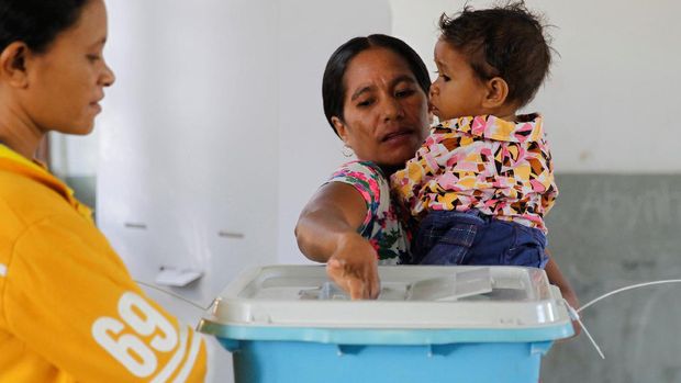 Warga Timor Leste ikut pemilu parlemen