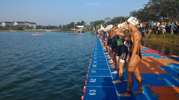 Palembang Gelar Asian Triathlon Championship 2017