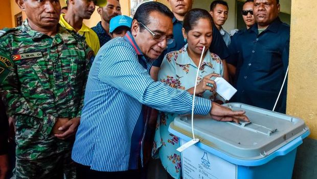 Presiden Timor Leste Francisco Guterres ikut pemilu parlemen