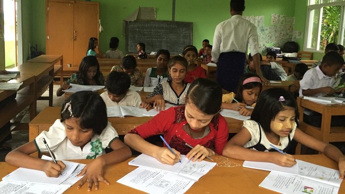 Sekolah Bantuan Indonesia di Rakhine Baru Dimanfaatkan Siswa Rohingya