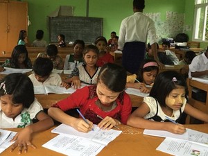 Sekolah Bantuan Indonesia di Rakhine Baru Dimanfaatkan Siswa Rohingya