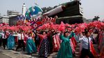 Foto: Jarang Dilihat, Parade Militer Korea Utara