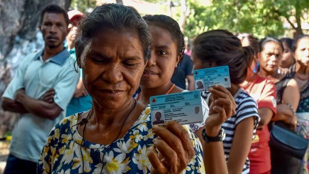 Warga Timor Leste ikut pemilu parlemen