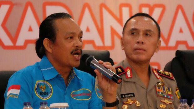  Deputi Pemberantasan BNN Arman Depari bersama Irjen M Iriawan