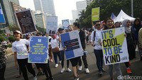 Semangat peserta kampanye anti perundungan (bullying)