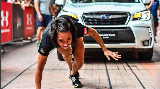 Dalam sebuah kontes kebugaran, Jemima sanggup menarik mobil seberat 1,5 ton dengan tenaganya sendiri. Tak heran jika ia dijuluki perempuan 'paling bugar' se-Indonesia