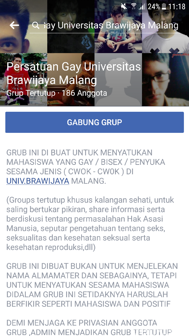 Ada Aturan Wajib Ditaati Grup Komunitas Gay Universitas Brawijaya