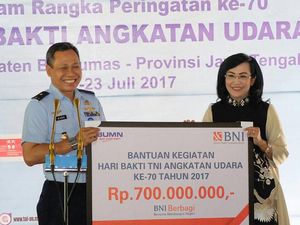 BNI Ambil Bagian di Kegiatan Hari Bakti ke-70 TNI AU