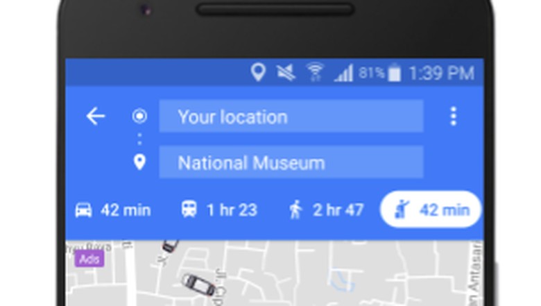 Beda dengan Waze, Google Maps untuk Pemotor Hanya di India 