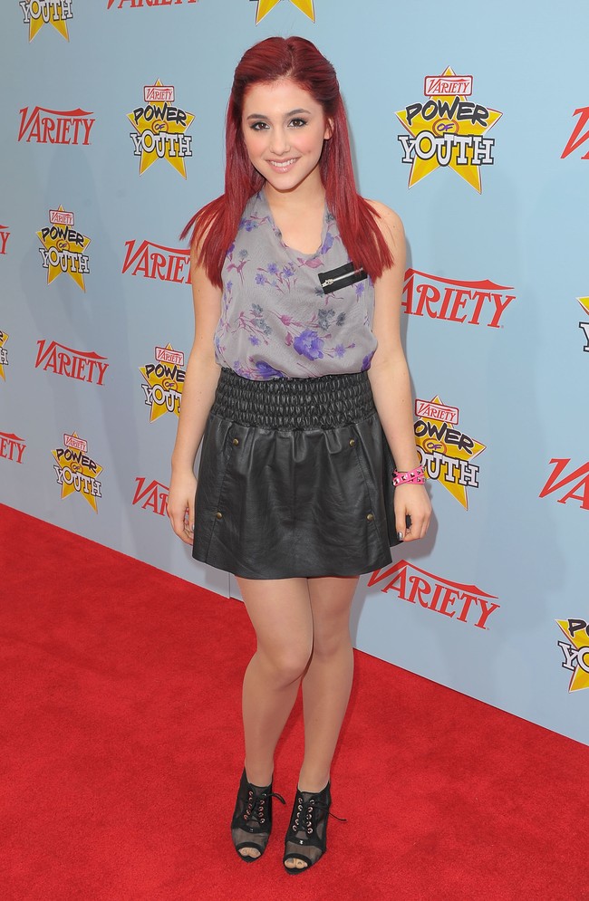 Ariana Grande di acara Power of Youth, Paramount Studios, Los Angeles, California, tahun 2009. (Photo by Jason Merritt/Getty Images)