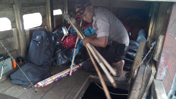 Kapal itu ditangkap personel Sat Polair Polres Tanjungbalai, Sumatera Utara.