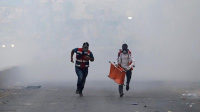 Hujan Gas Air Mata di West Bank, Palestina