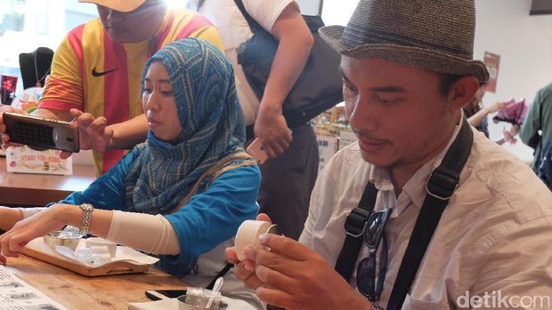 Traveler bisa merancang sendiri kotak musiknya (Baban/detikTravel)